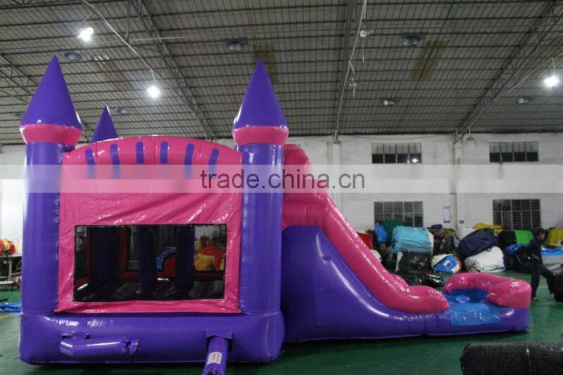 2016 selling outdoor kid's park inflatable combo bouncer princess bounce house