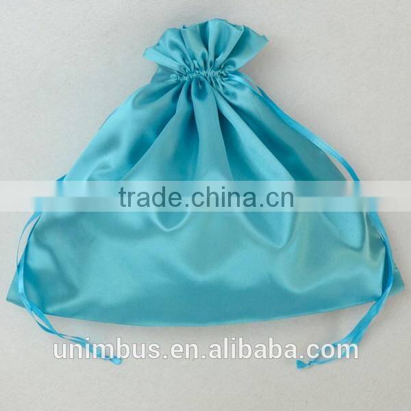2016 pink satin hair packaging bag wholesales