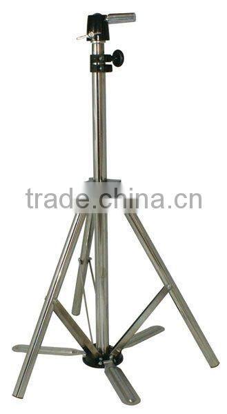 professional salon training metal head display stand