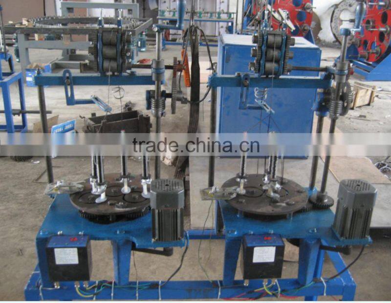 twisting machine for three threads