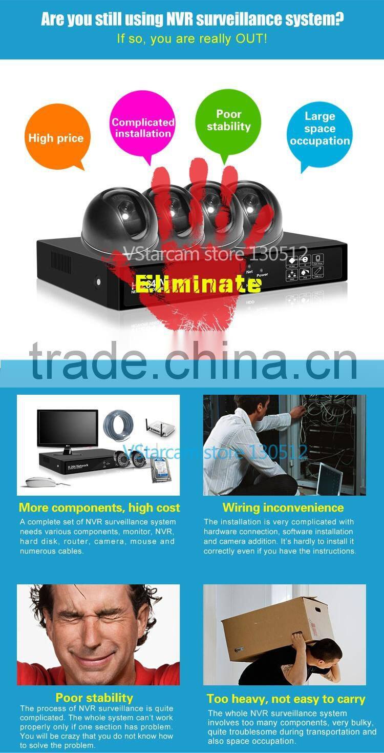 Trade Assurance Supplier VStarcam wifi infrared ip surveillance camera kit