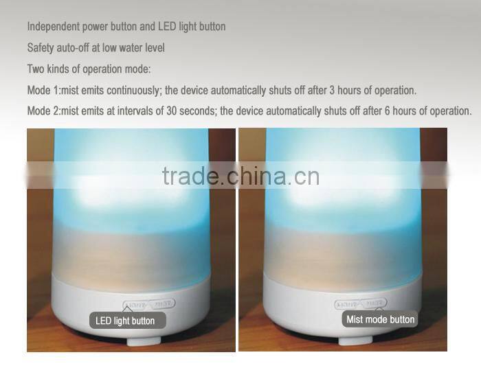 2016 Hot Sales Glass Aroma Diffuser Ultrasonic Air Humidifier Purifier,Ultrasonic Aroma Mist Humidifier With 1 year warranty
