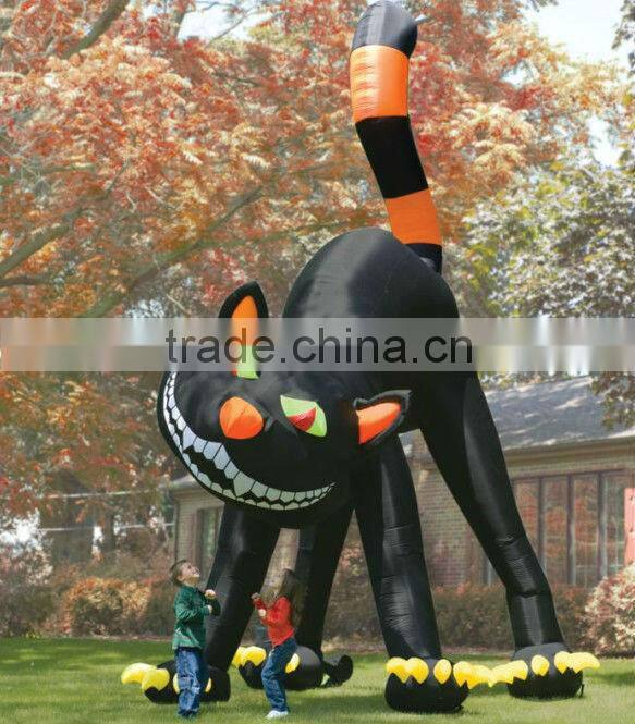 Inflatable Black Cat For Halloween Decoration