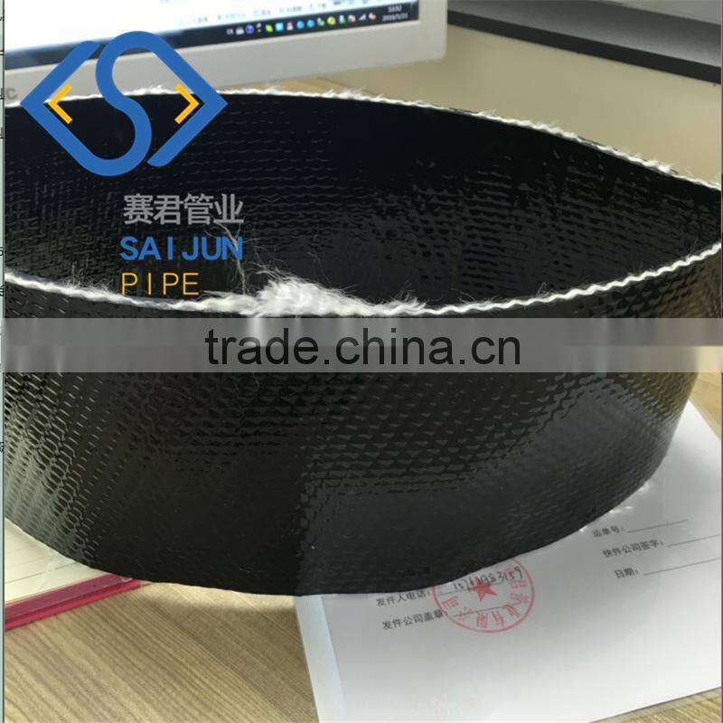 Tpu Layflat flexible Hose 4'' 6'' 8'' 10'' and 12'' 200psi with V couplings and PVC layflat hose factory