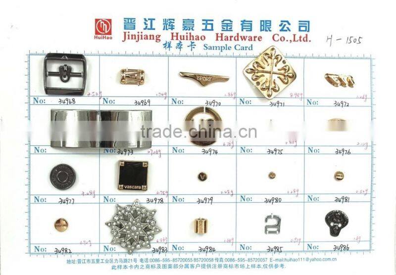 Gold plating metal sandal shoe chain part decoration HB053