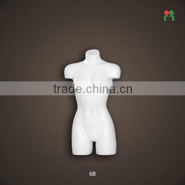 Fashion display new half body female mannequin/torso bust female mannequin 6B