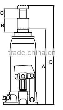 Torin BigRed 6 Ton Hydraulic Bottle Jack