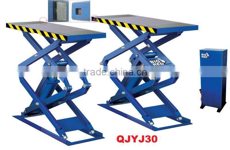 Torin BigRed 3T Double Scissor In-ground lift