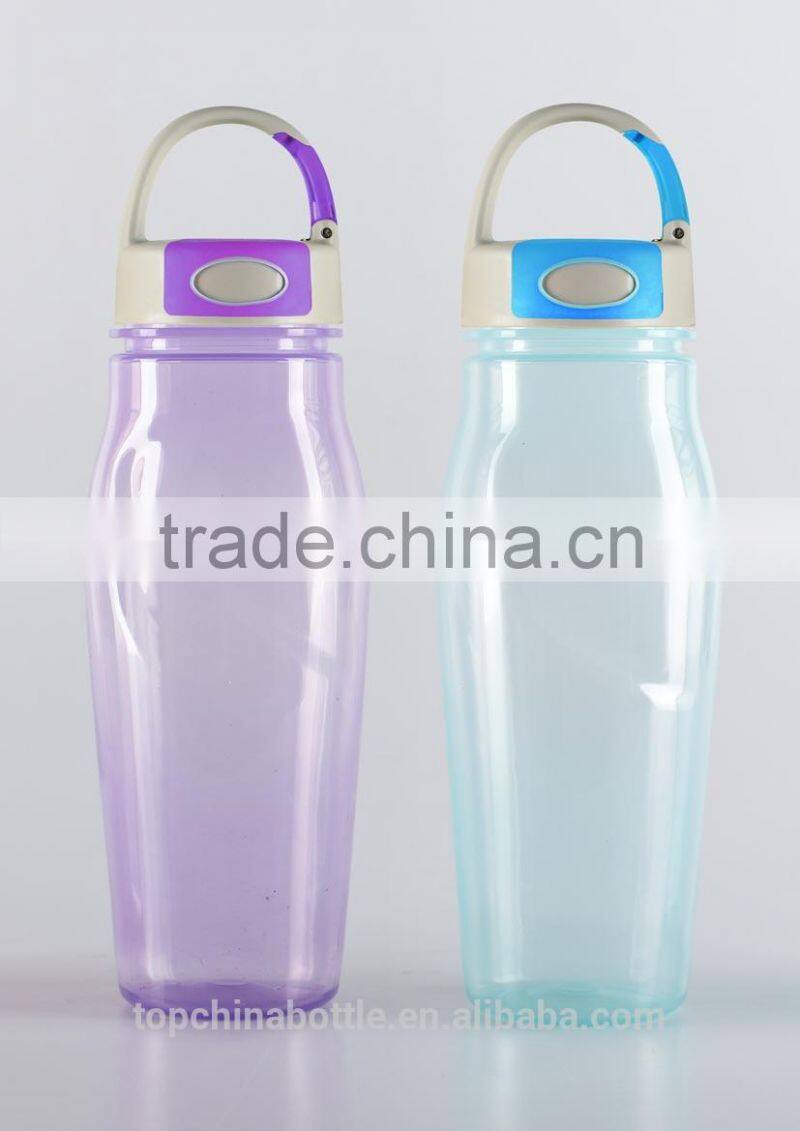 colorful and light 750ml promotional gift and travelling PP water bottle