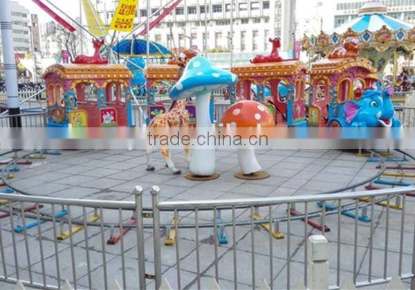 2016 New Product Used Amusement Park Rides Elephant Track Train For Kids / Adults