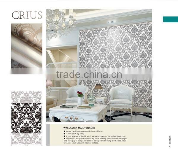 2015 new design classic flower wallpaper