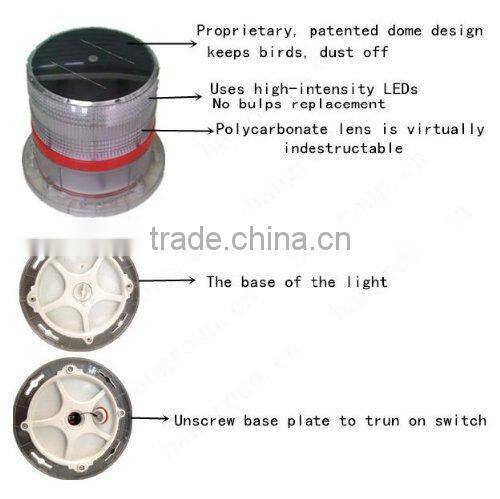 solar powered led solar marine lantern