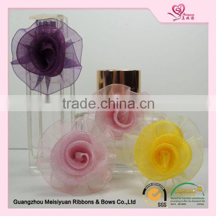 Satin Ribbon bow bottle decoration for glass perfume bottle decoration bow tie straps wine bottle pull flower ribbon