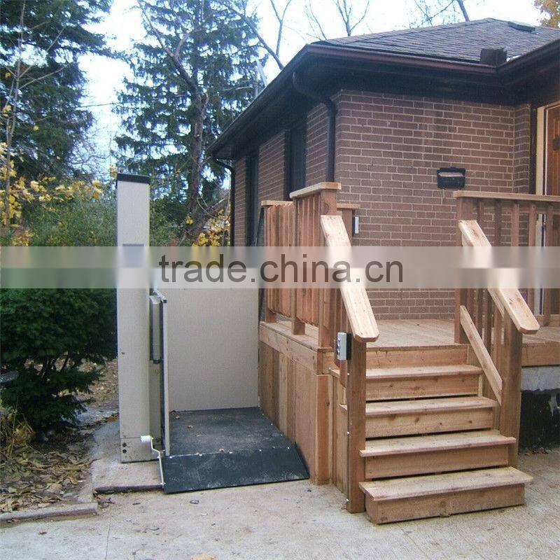 3m 5m one man Vertical system lift disabled wheelchair lift