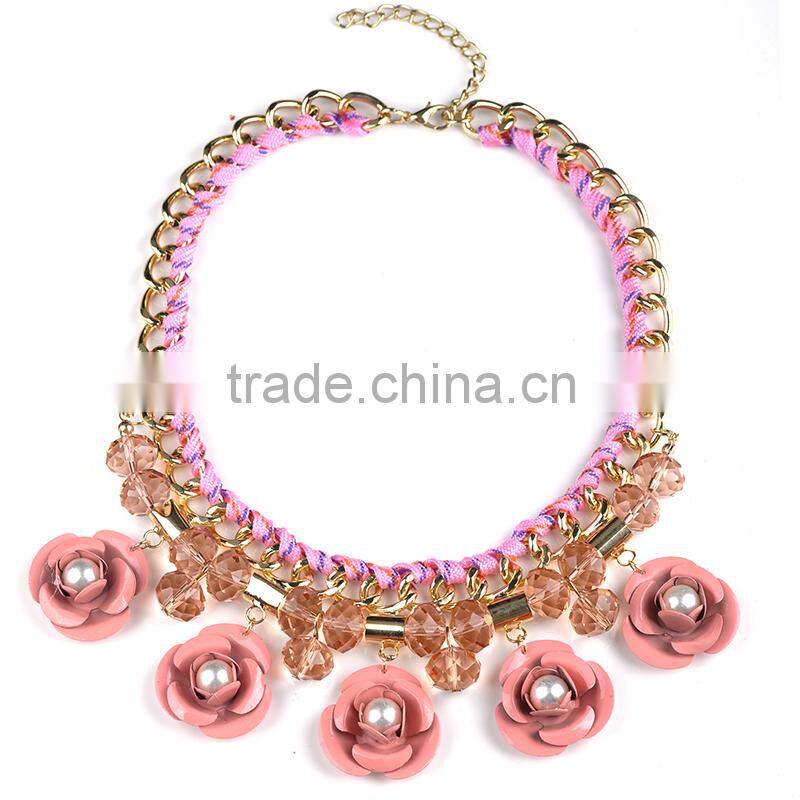 Alloy fashion necklace 2015 branded jewelry
