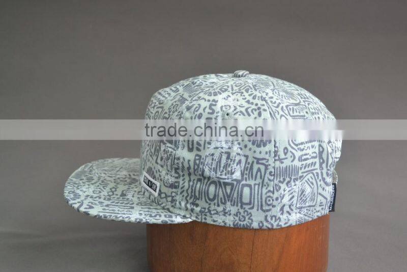 Custom cheap flat brim cap