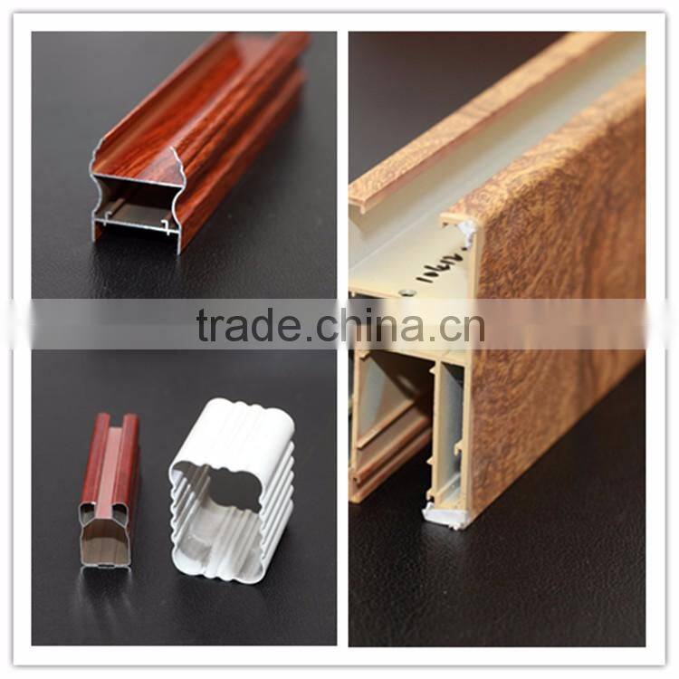 Wood Grain Decoration Aluminium Profiles