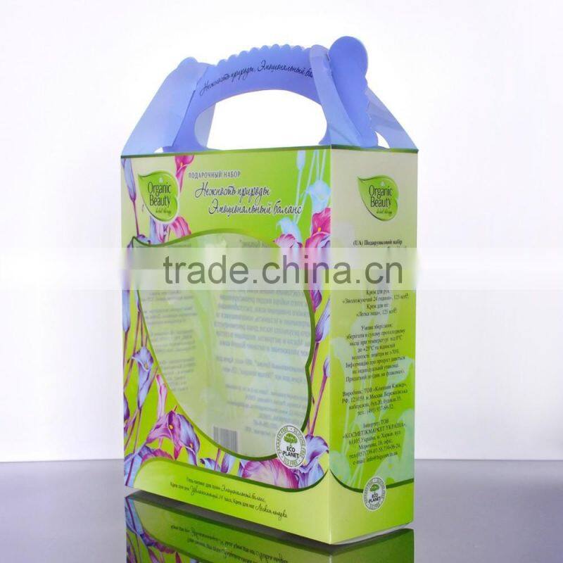 custom printed clear plastic box for clothes packaging