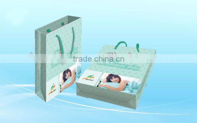 Food service paper shopping bag