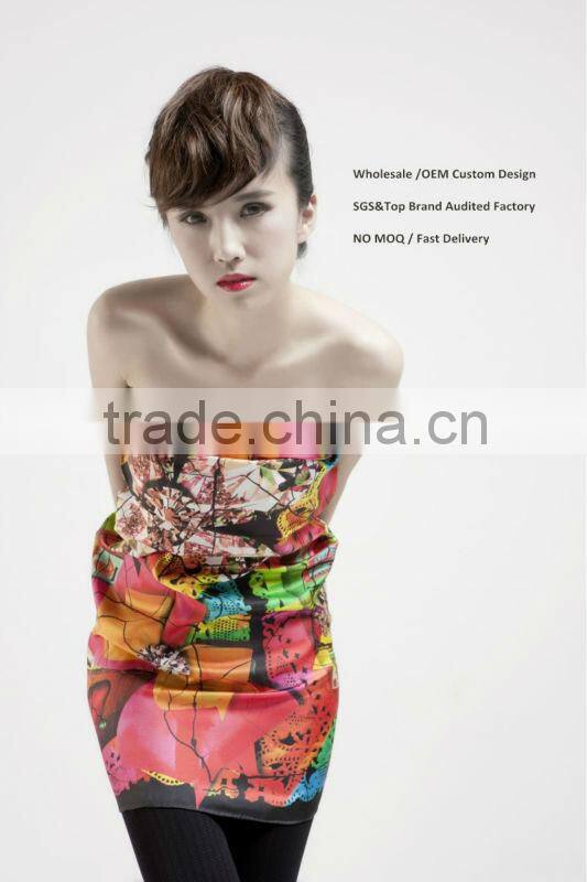 Printing Silk 90*90cm Twill Scarf