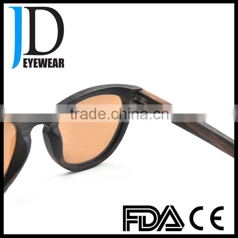 2016 FDA Wholesale Mirror Lens China Bamboo Sunglasses Custom Logo Polarized Wooden Sunglasses