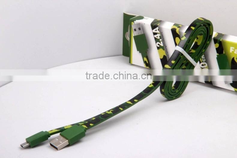 Charging cable mobile Printing USB Cable for I6 iphone charger cable