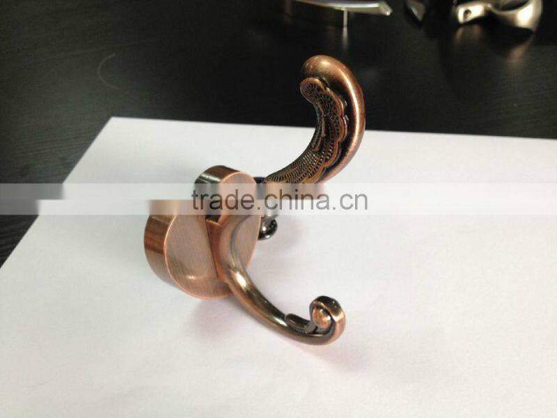 2015-2016 high quality chrome furniture bathroom copper zinc hooks