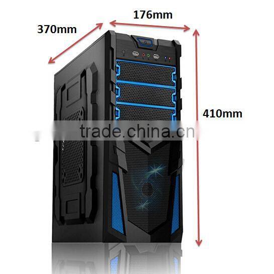 Individual Mid Tower computer gaming case, computer gaming casing