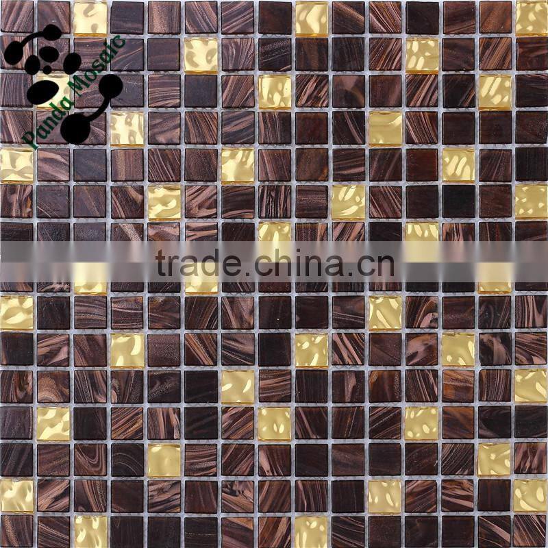 SMG12 wall kids adhesive mosaic stickers wall mosaic decoration glass mosaic