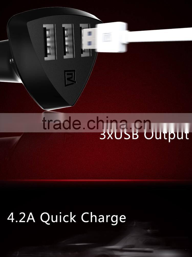 REMAX Alien 3 USB 4.2A speed car charger for android