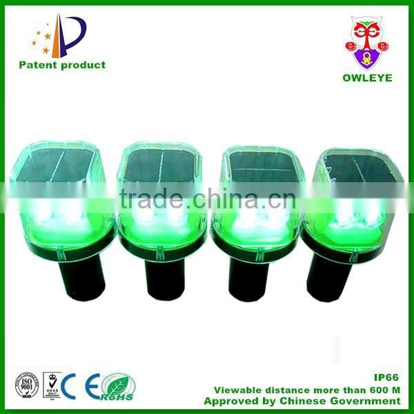 synchronous flash solar blinking light with radio signal that used for road safety