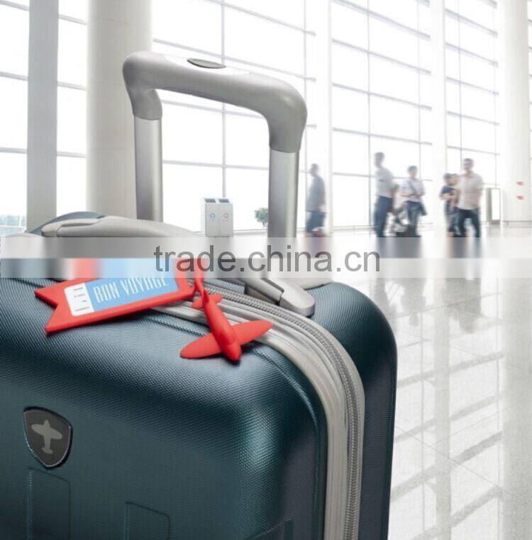 Creative Gift Plane Shaped Silicone Baggage Tag