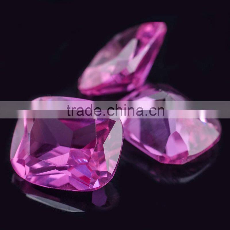 AAA High quality Synthetic Ruby#3 ES Shap 4X3mm Corundum