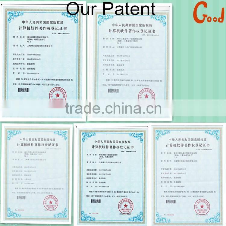 Factory price elegant aluminium profile sliding door for supermarket