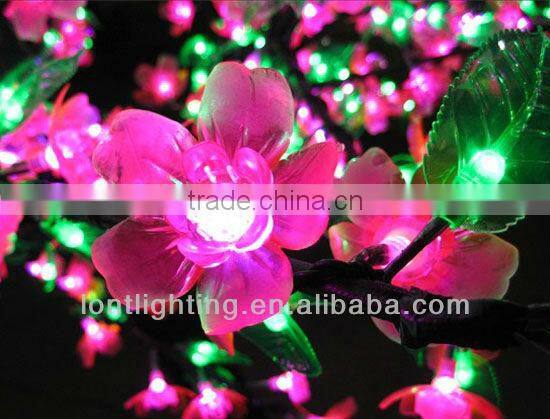 1.7m Street decorative led light up flower trees