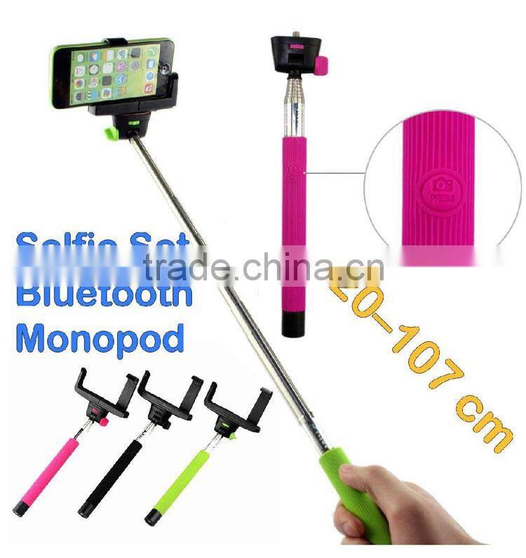 camera wireless monopod with big L shape gripper