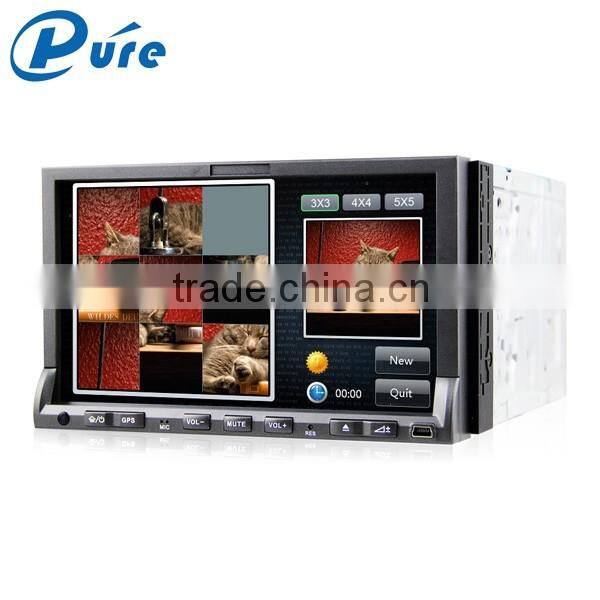 MTK3360 WinCE6.0 OS 256M RAM 2 Din 7 Inch Car DVD Player with Bluetooth 3G GPS TV AUXIN Radio