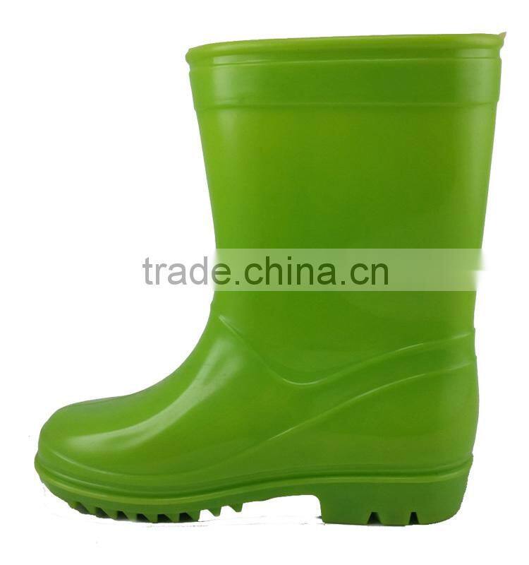 Girls cheap pvc rain boot pure color pvc rain boots