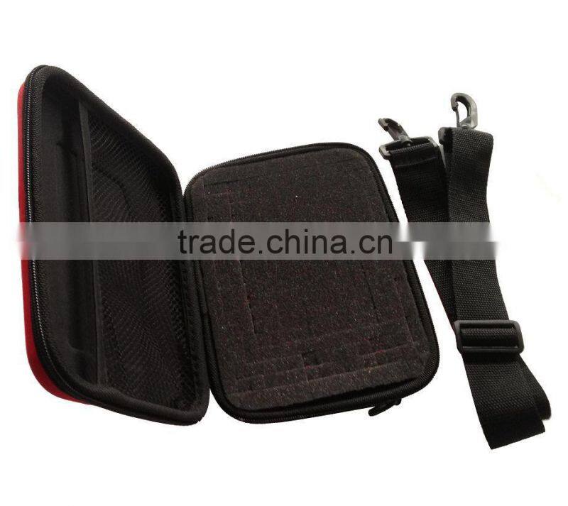 black GoPro Case with blue zipper for HERO