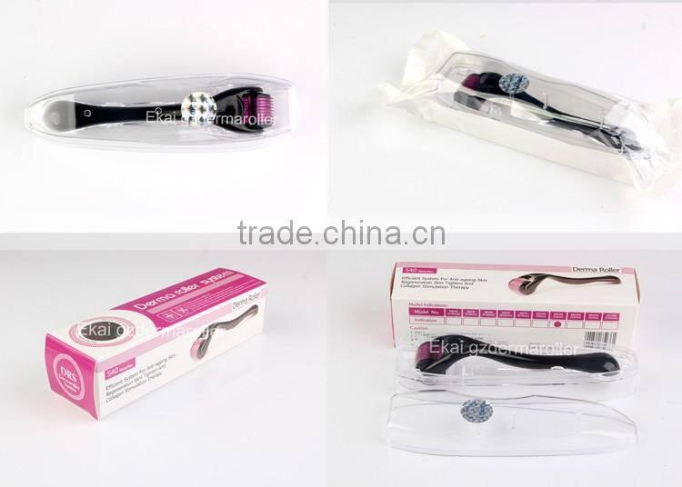 2016 Face skin derma roller portable microneedle roller