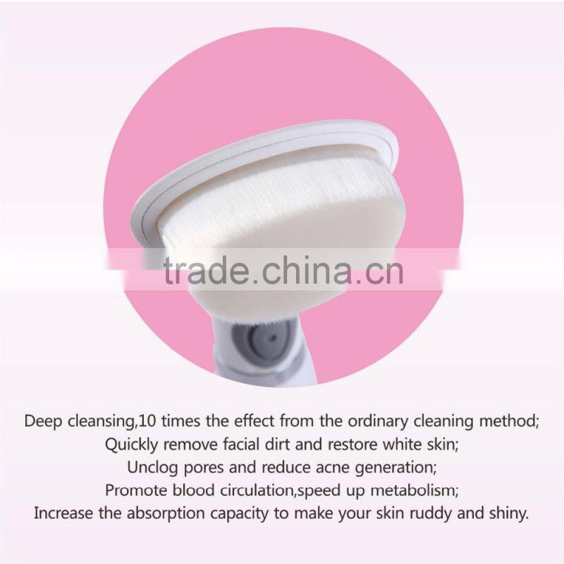 Skinyang mini cleansing brush like pobling sonic deep pore cleansing brush with batteries to operate