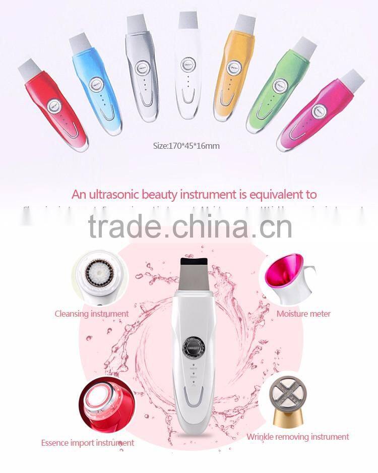 New Ultrasonic Skin Scrubber Portable Garvanic Massager China guangdong
