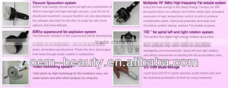 Factory Price Ultrasonic Cavitation Beauty Machine F017 for Weight Lost