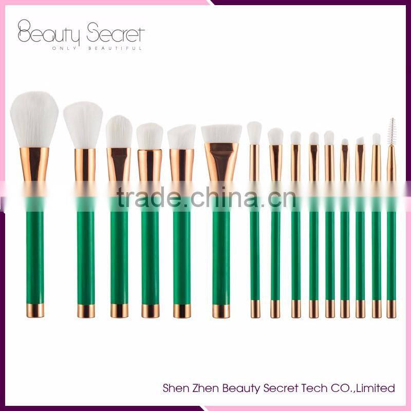 Beauty Secret OEM 15 Pcs Makeup Brush Set With Package For Girls