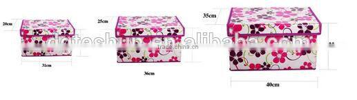 Eco-Friendly foldable Clothes Sundries Storage Case Container box with lids