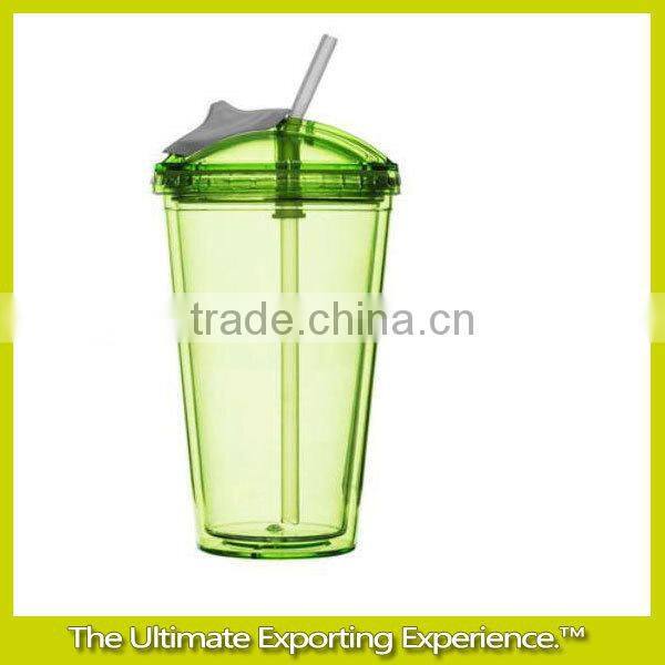 double wall Suction nozzle cup, double wall straw cup,double wall silicone Suction nozzle straw cup