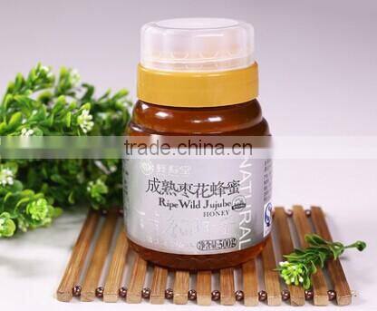 Natural red jujube flower pure honey in bulk or bottle packing