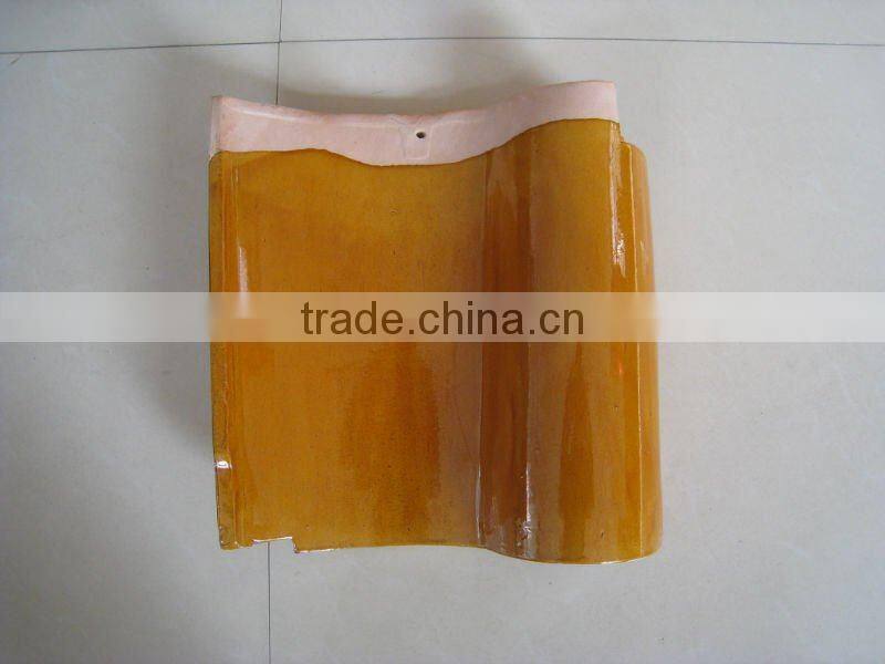best selling glazed ceramic spanish roof tile clay for vila