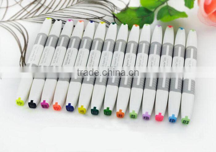 170color office marker pen design marker permanet ink