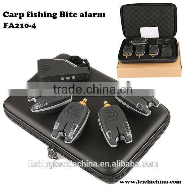 Automatic night LED function carp fishing wireless bite alarm